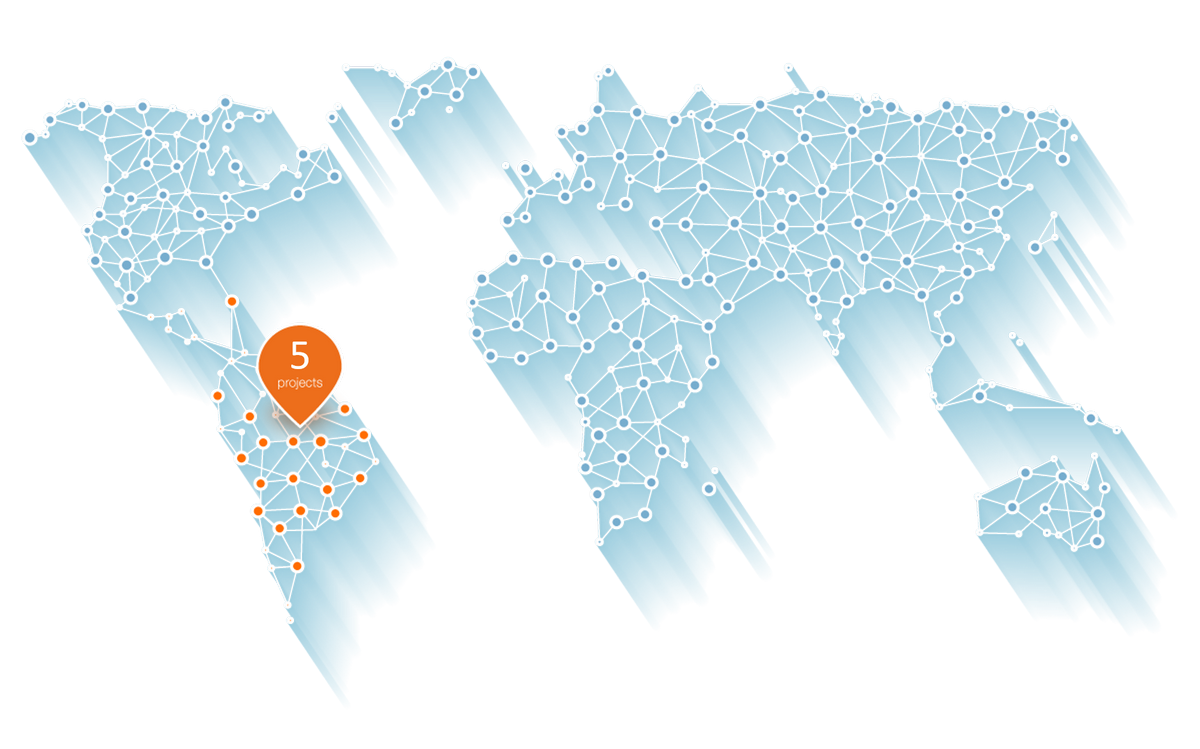 map - Latin Amarica & Caribeean